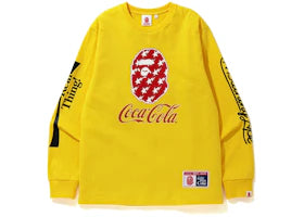 BAPE x Coca Cola L/S Tee Yellow