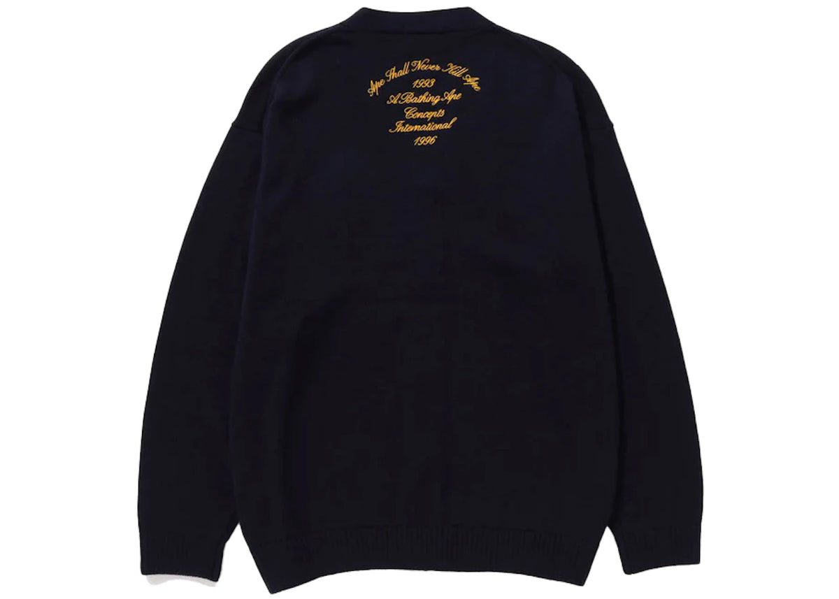 BAPE x Concepts Cardigan Navy - vue secondaire B