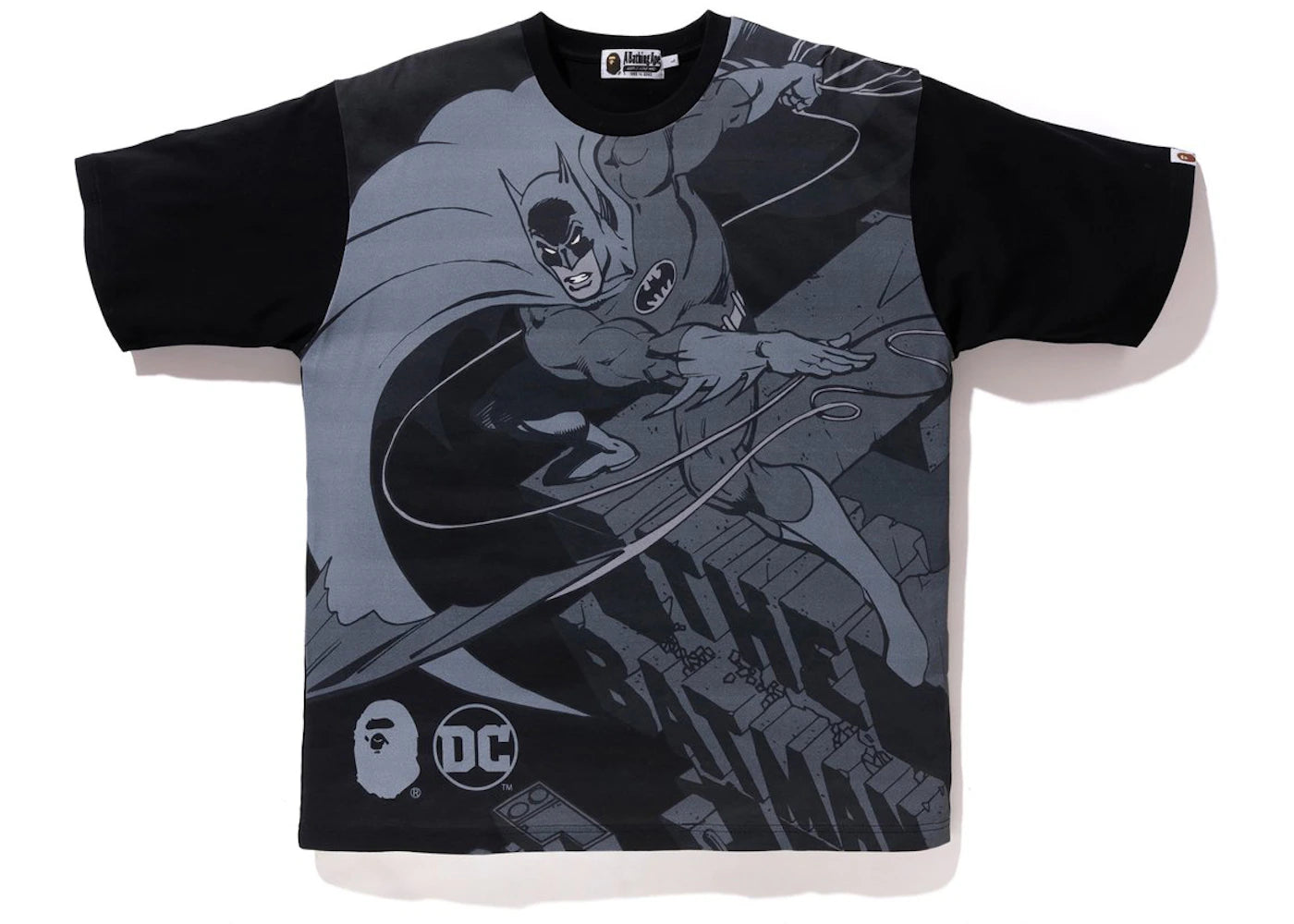 BAPE x DC Batman Relaxed Tee Black - vue secondaire A