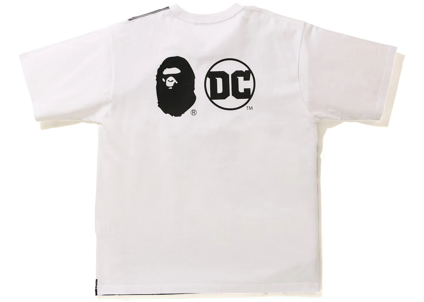 BAPE x DC Superman Relaxed Tee White - vue secondaire B