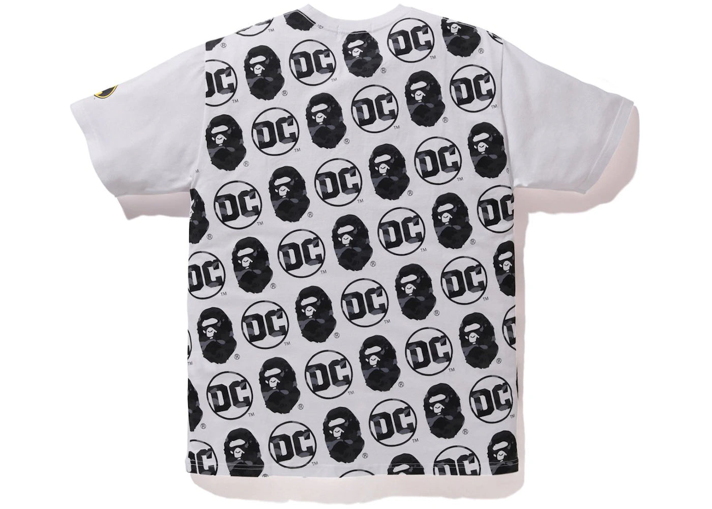 BAPE x DC Tee White/Black - vue secondaire B