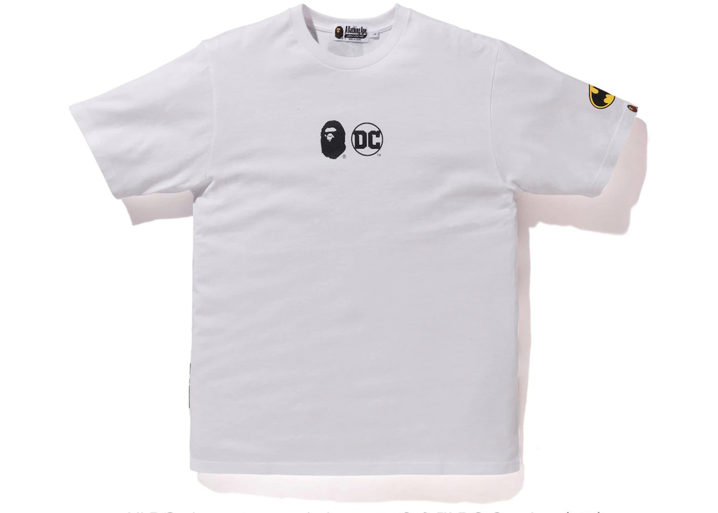 BAPE x DC Tee White/Black - vue secondaire A