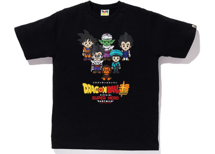 BAPE x Dragon Ball Super Goku & Gohan & Pan & Piccolo &Vegeta Baby Milo Japan Exclusive Tee Black - product view 2