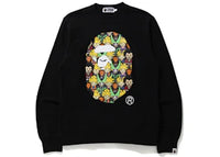 BAPE x Dragon Ball Z Baby Milo Big Ape Head Crewneck Black