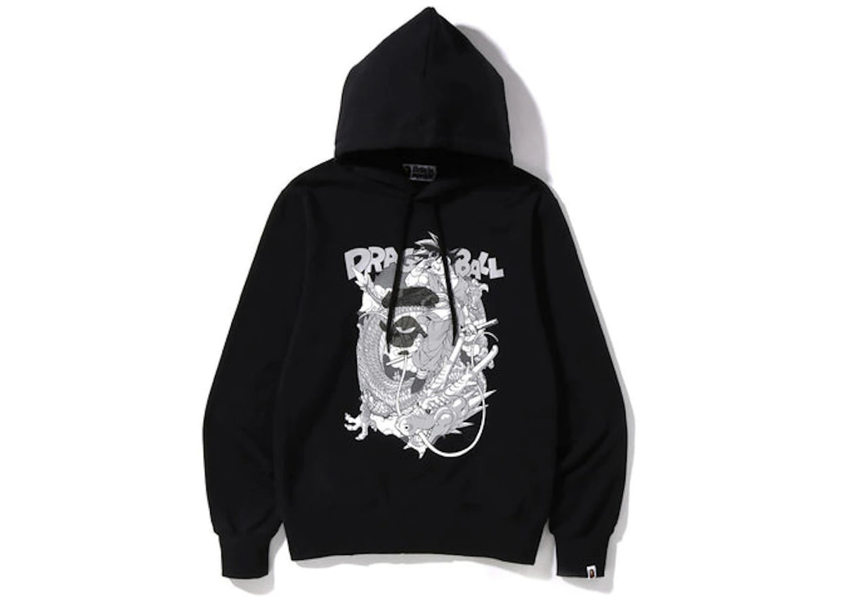BAPE x Dragon Ball Z Pullover Hoodie Black - vue secondaire A