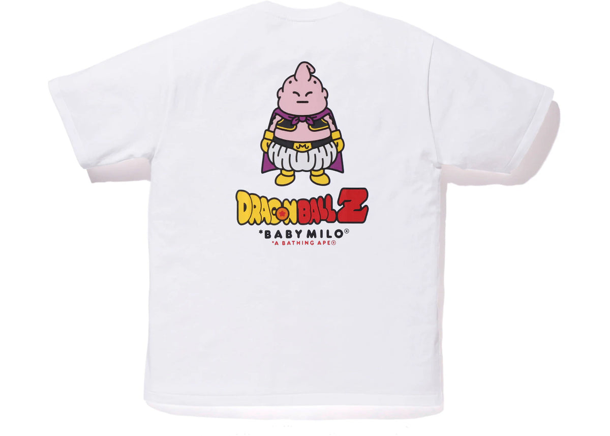 BAPE x Dragon Ball Z Uub & Majin Buu Baby Milo Tee White - vue 360