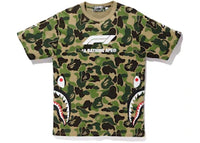 BAPE x F1 Shark Tee Green