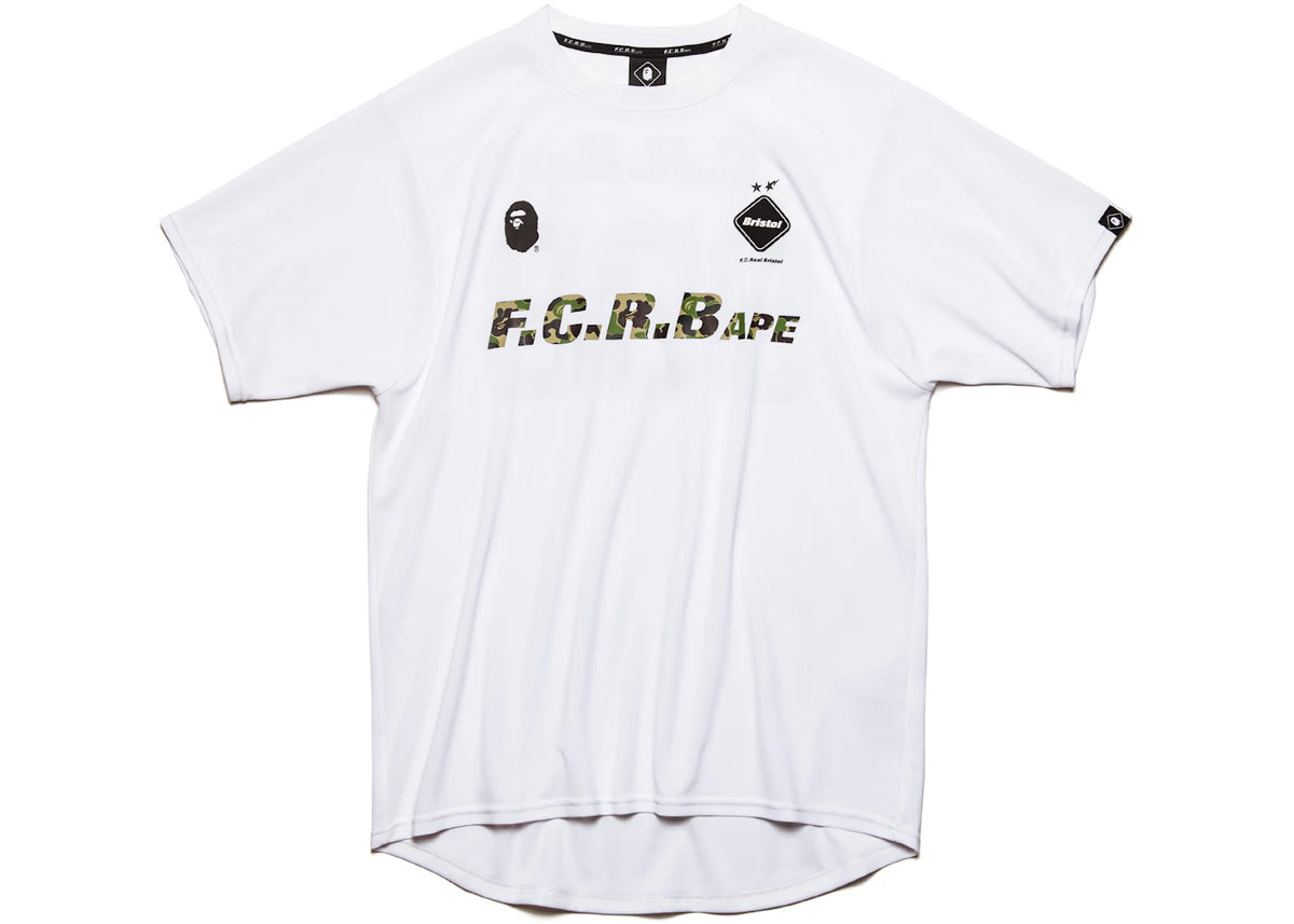 BAPE x F.C.R.B. 938 Team Tee White - vue secondaire A