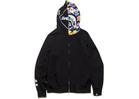 BAPE x F.C.R.B. Shark Full Zip Hoodie Black