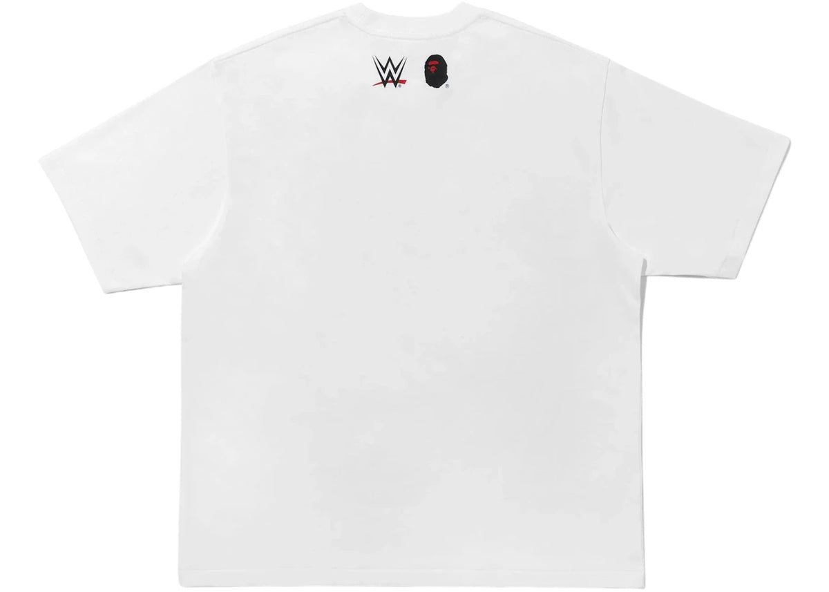 BAPE x Fanatics x WWE John Cena Baby Milo Relaxed Fit Tee White - vue secondaire B