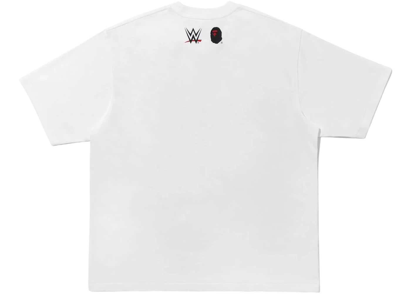 BAPE x Fanatics x WWE Wrestlers Baby Milo Relaxed Fit Tee White - vue secondaire B