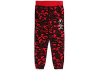 BAPE x Faze Clan Sweat Pants Red