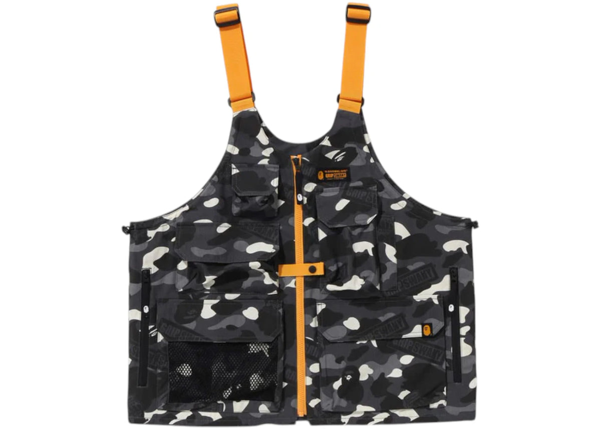 BAPE x Grip Swany GR Camo Fireproof Gear Bag Vest Black - vue secondaire A
