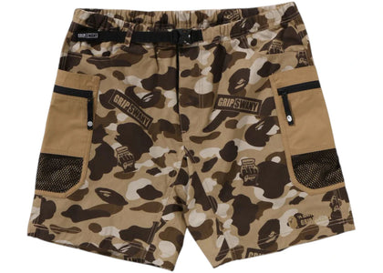 BAPE x Grip Swany GR Camo Fireproof Gear Buggy Shorts Beige - apparel view 2