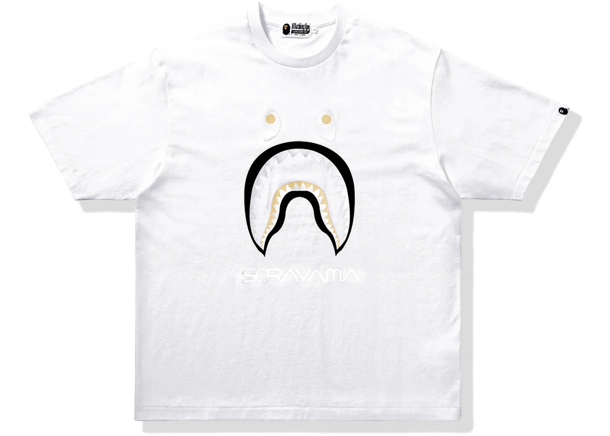 BAPE x Hajime Sorayama Shark Tee White - vue secondaire A