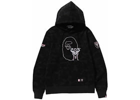 BAPE x Inter Miami CF Camo Pullover Hoodie Black