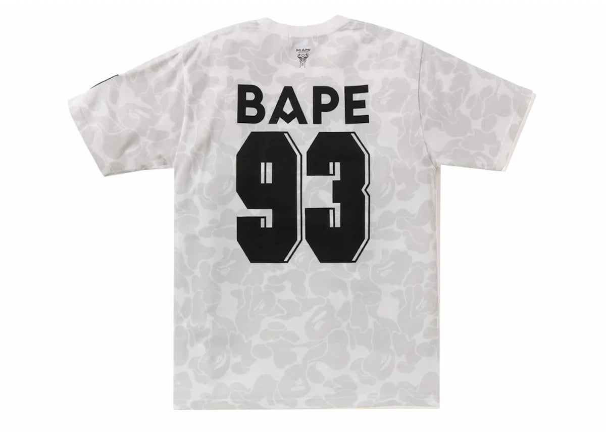 BAPE x Inter Miami CF Camo Tee White - vue secondaire B