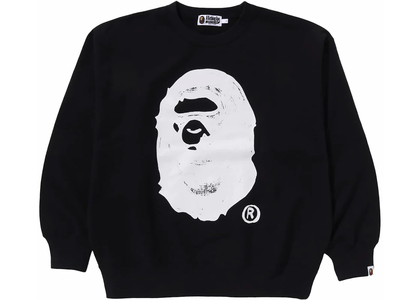BAPE x Joshua Vides Ape Head Crewneck Black - vue secondaire A