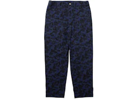 BAPE x Kazuki Kuraishi Pixelate Camo Tactical Pants Navy - authentic BAPE apparel