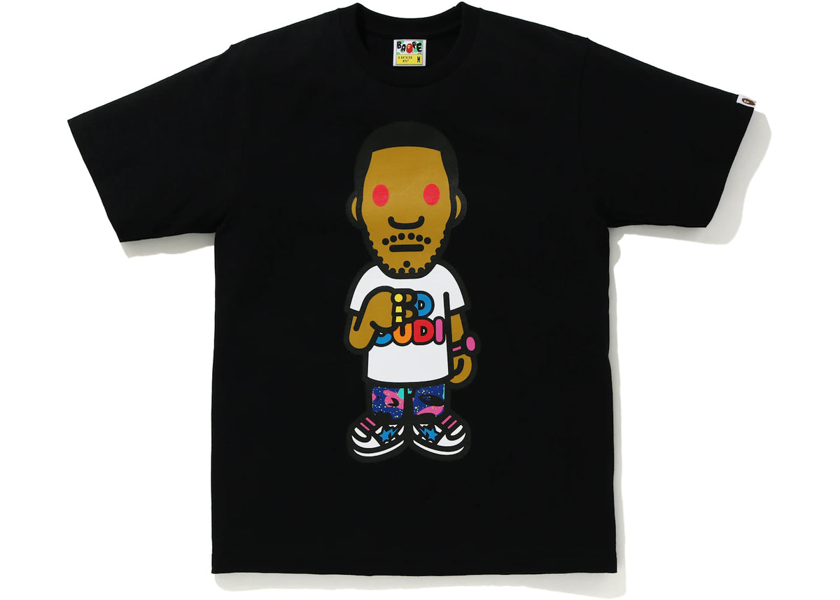 BAPE x Kid Cudi Tee Black - vue 360