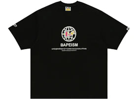 BAPE x KidSuper Bapeism Logo Tee Black - vue 360