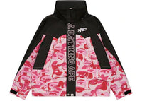 BAPE x KidSuper Camo Snowboard Jacket Pink