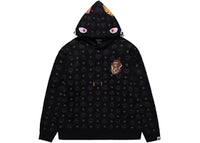 BAPE x MCM Shark Pullover Hoodie Black