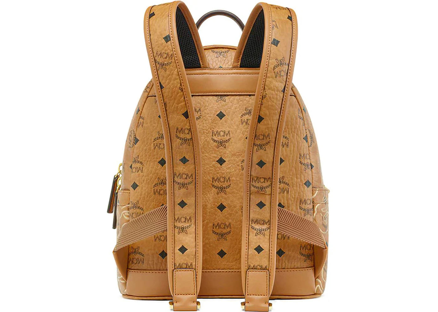 BAPE x MCM Stark Lunar New Year Visetos Daypack Beige - vue secondaire B