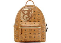 BAPE x MCM Stark Lunar New Year Visetos Daypack Beige