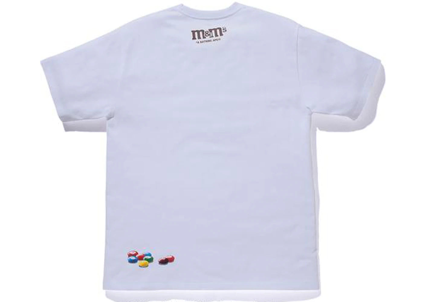 BAPE x M&M's Ape Head Tee White - vue secondaire B