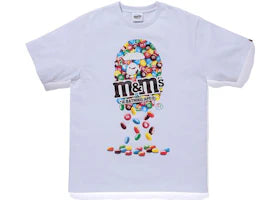 BAPE x M&M's Ape Head Tee White - vue 360