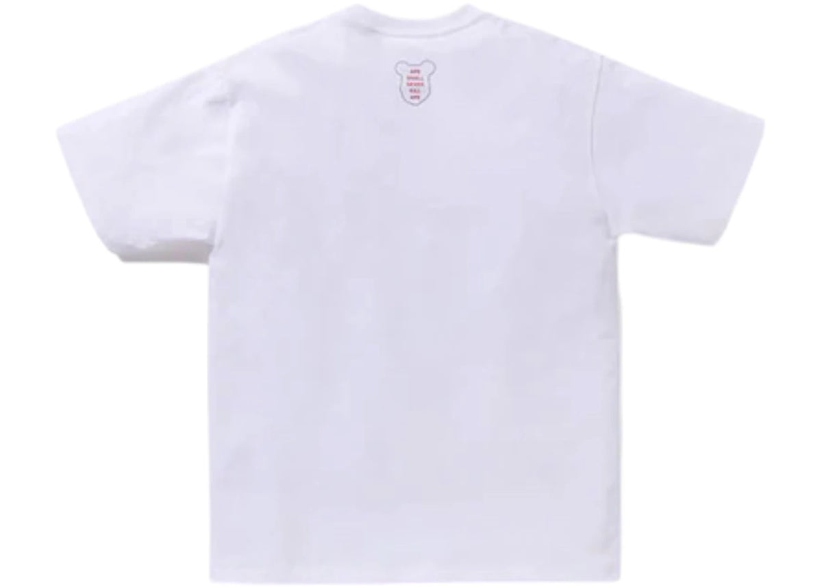 BAPE x Medicom Toy Be@R College Tee White - vue secondaire B