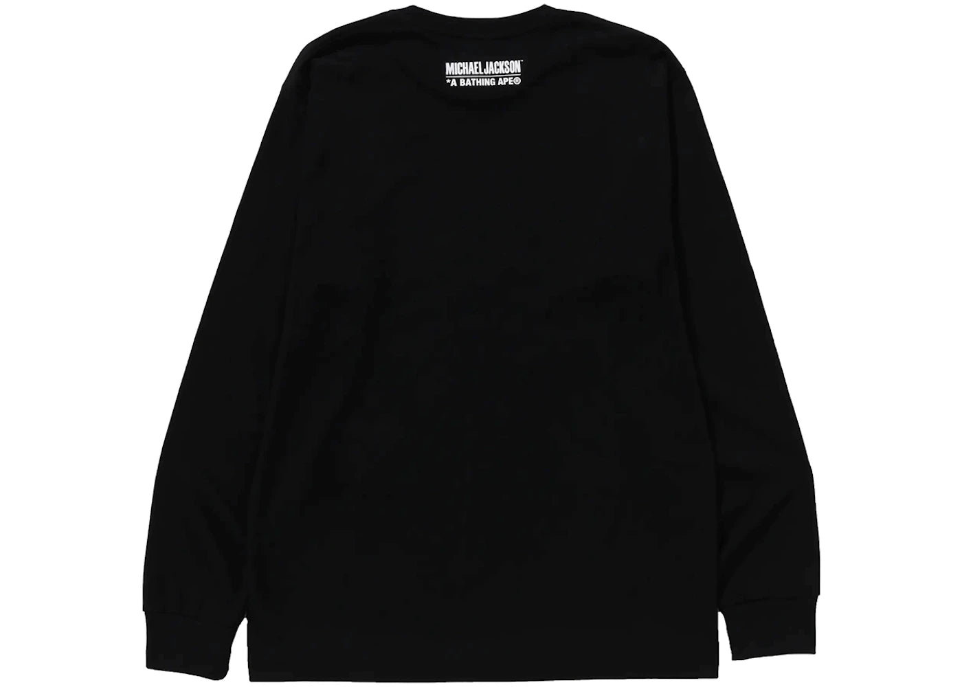 BAPE x Michael Jackson L/S Tee Black - vue secondaire A