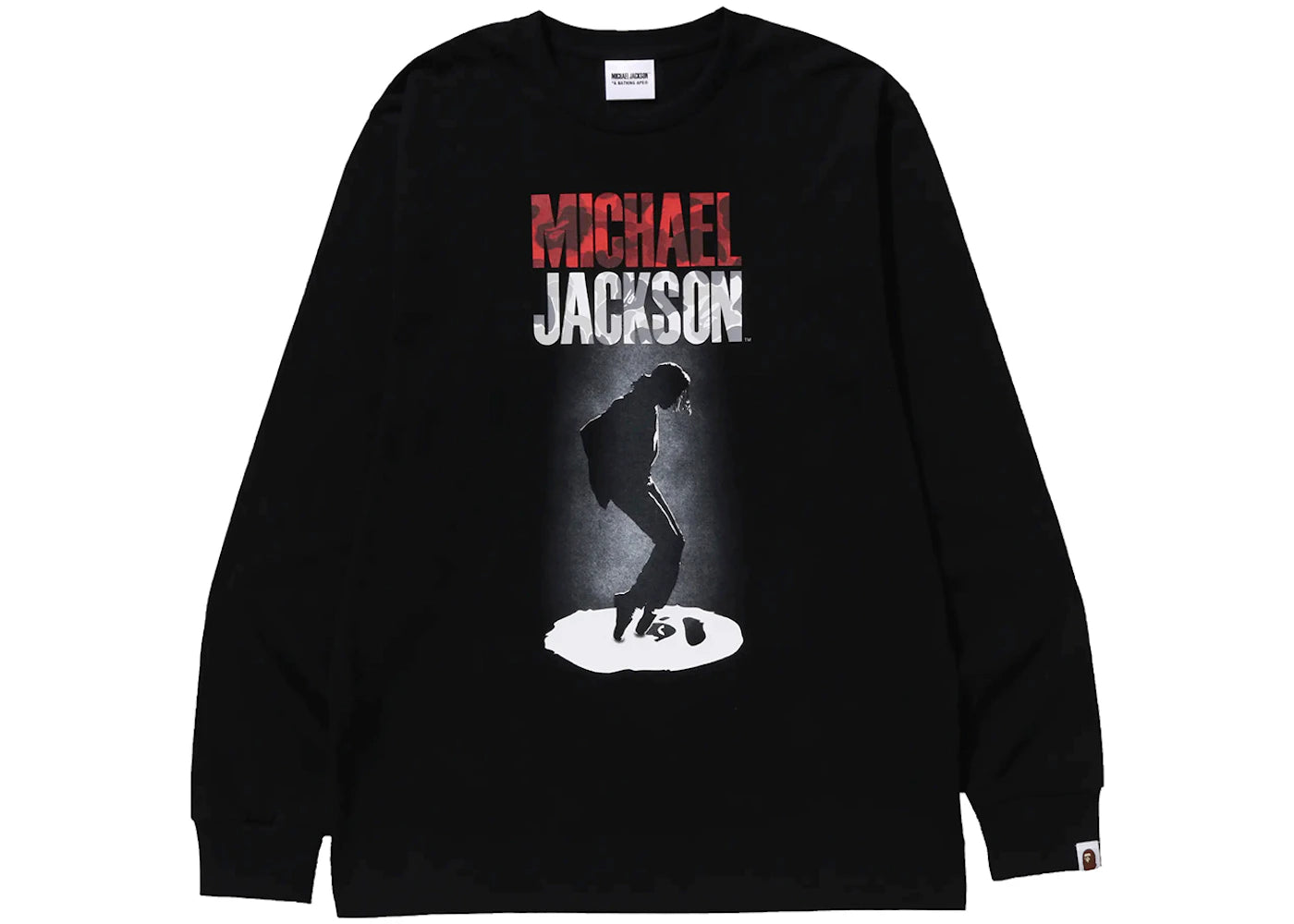 BAPE x Michael Jackson L/S Tee Black - vue 360