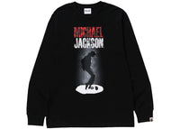 BAPE x Michael Jackson L/S Tee Black