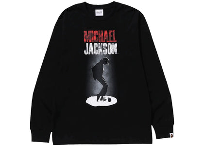 BAPE x Michael Jackson L/S Tee Black - authentic BAPE product