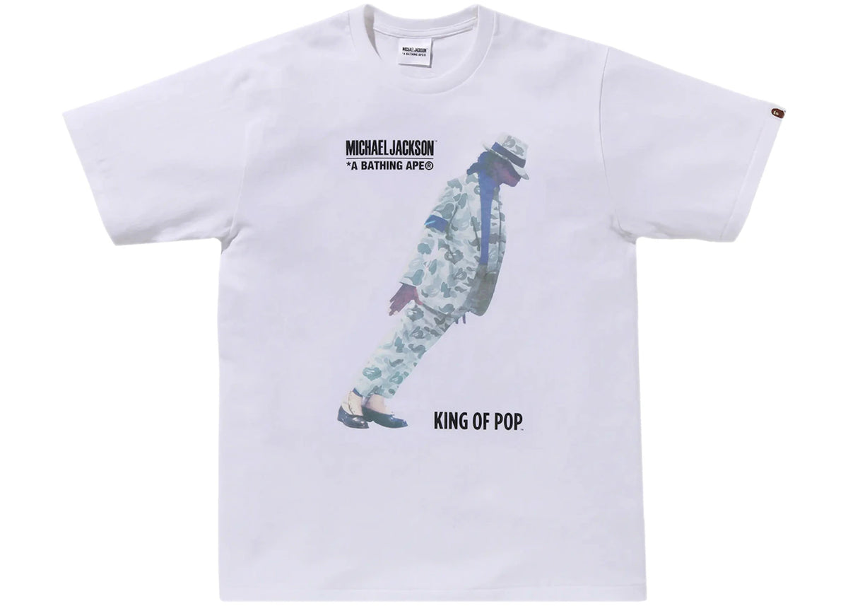 BAPE x Michael Jackson Tee White - vue secondaire A
