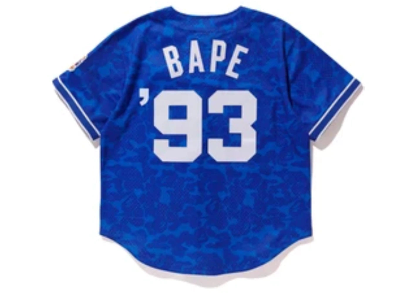 BAPE x Mitchell & Ness Dodgers Jersey Blue - vue secondaire B