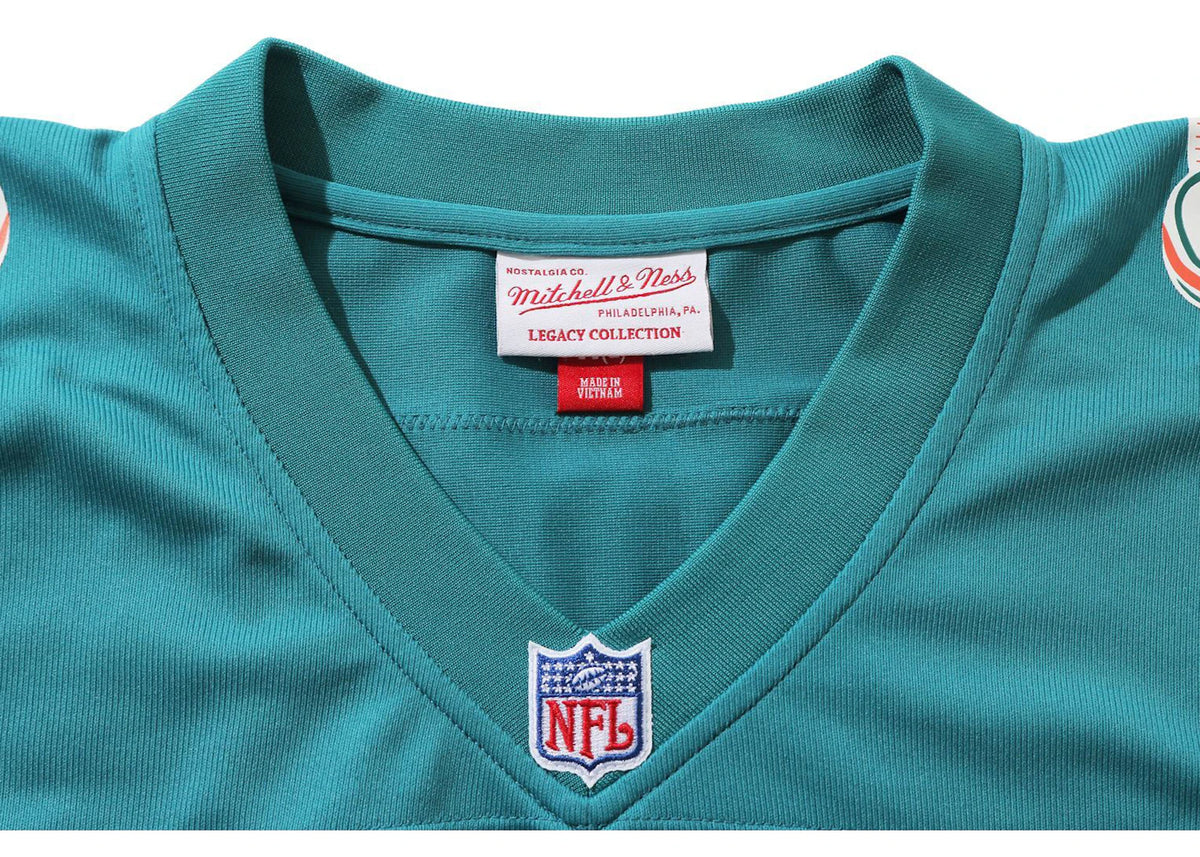 BAPE x Mitchell & Ness NFL Miami Dolphins Legacy Jersey Green - vue secondaire B