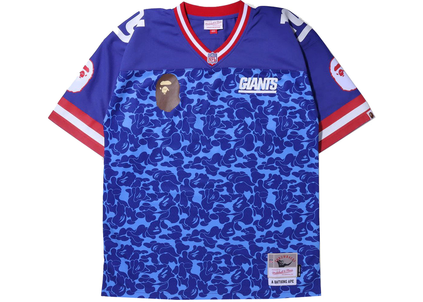 BAPE x Mitchell & Ness NFL New York Giants Legacy Jersey Navy - vue secondaire A