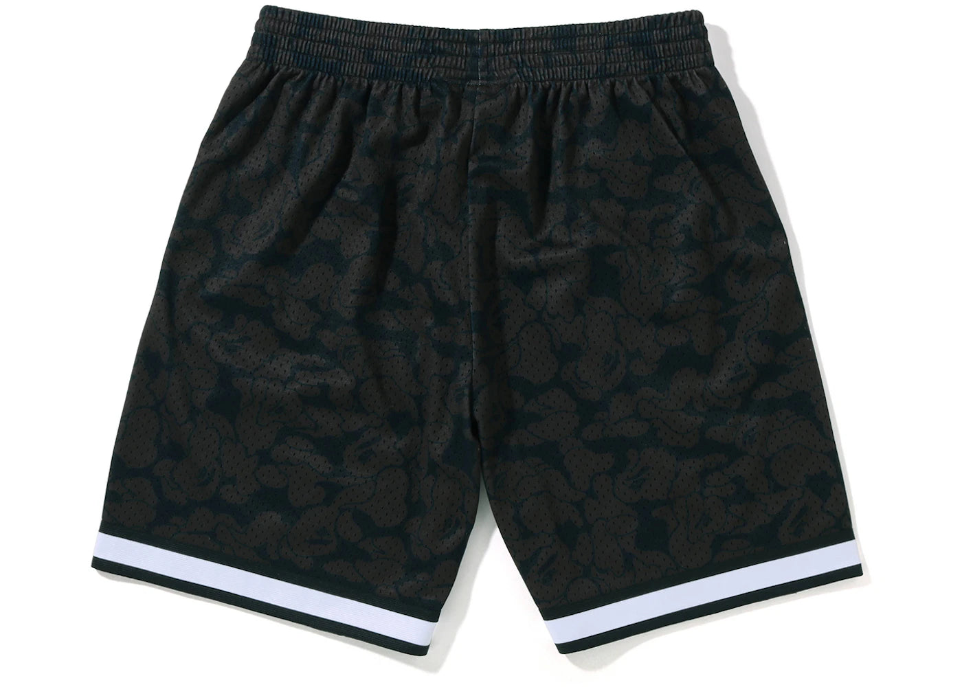 BAPE x Mitchell & Ness New Jersey Nets Shorts Black - vue secondaire B