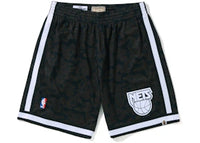 BAPE x Mitchell & Ness New Jersey Nets Shorts Black