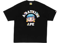 BAPE x Mr. College Tee Black