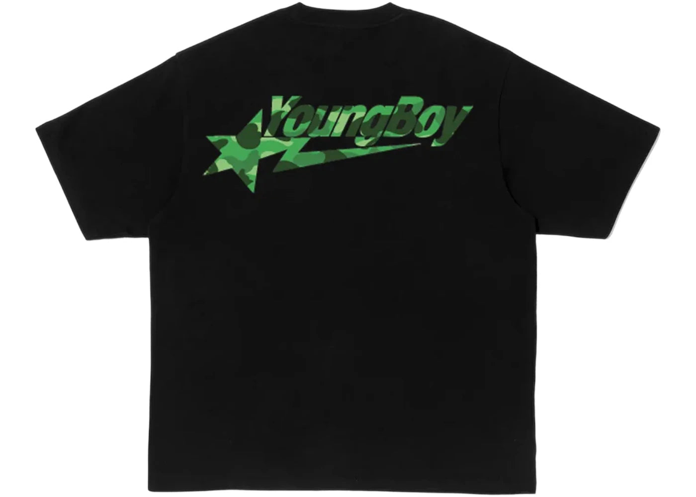 BAPE x NBA Youngboy Never Broke Again Sta Tee Black - vue secondaire B