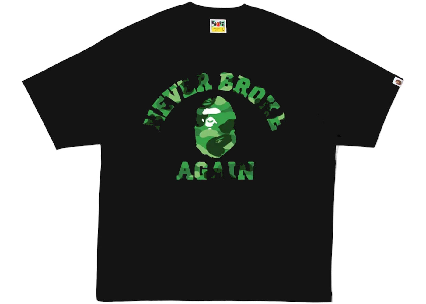 BAPE x NBA Youngboy Never Broke Again Sta Tee Black - vue secondaire A