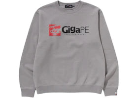 BAPE x NBHD Gigape Crewneck Gray