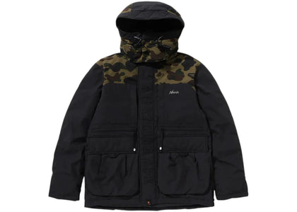 BAPE x Nanga Hinoc Down Jacket Black - apparel view 2