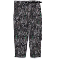 BAPE x Neighborhood Multi Pocket Track Pants Green