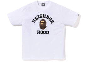 BAPE x Neighborhood Tee White - authentic BAPE product