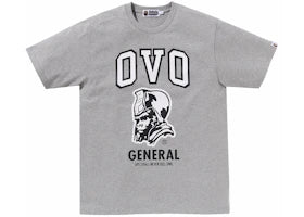 BAPE x OVO General Tee Grey